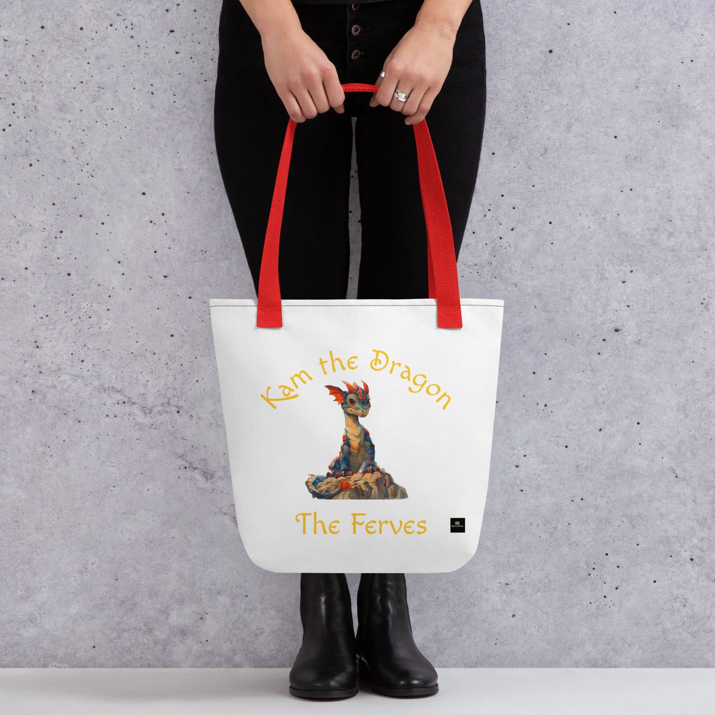 Kam the Dragon Tote bag