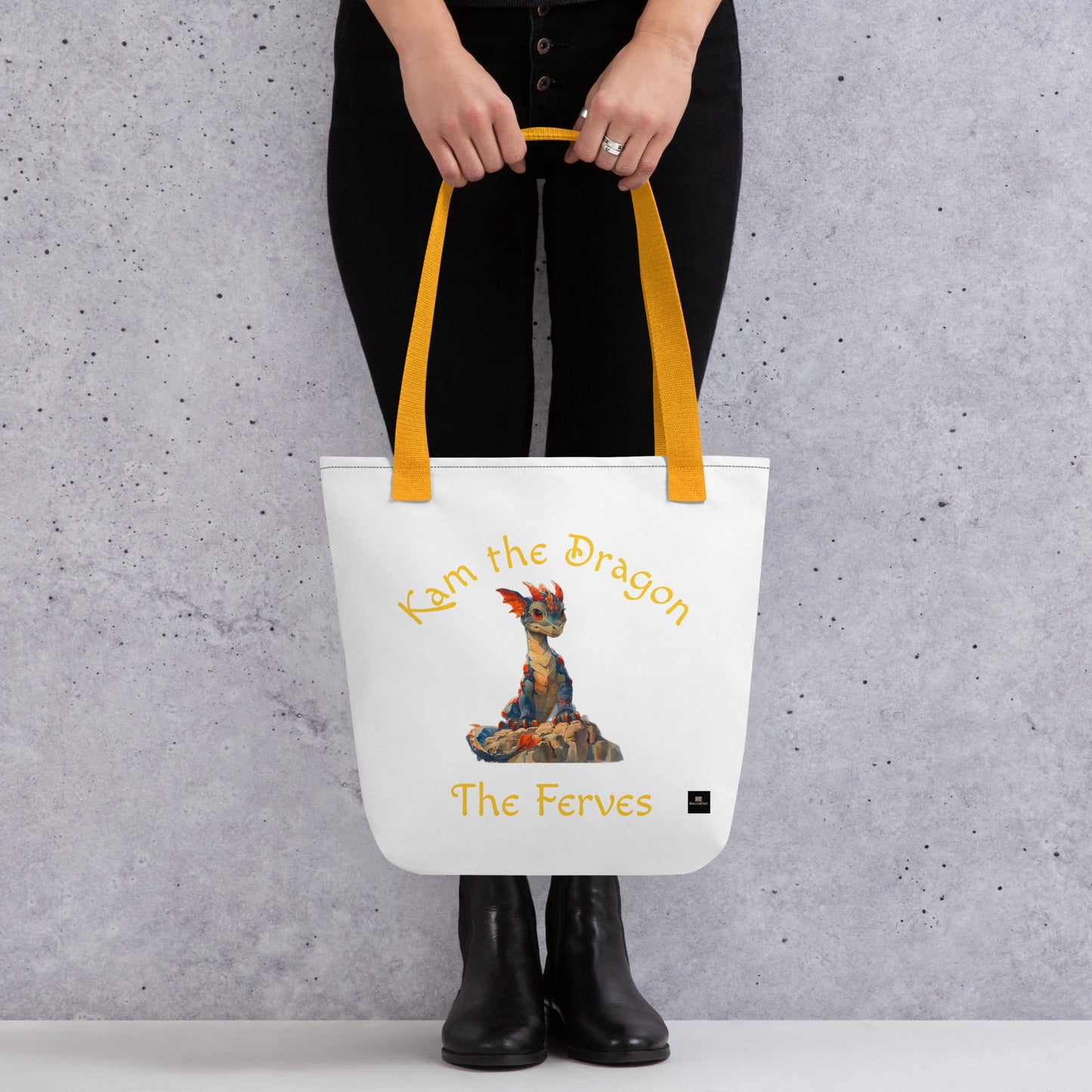 Kam the Dragon Tote bag